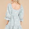 Clothing Red Dress Mini Dresses | Little Daisy Floral Print Dress Sage