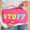 Accessories Red Dress Clutches & Pouches | Stay Out Of My Stuff Pouch Hot Pink