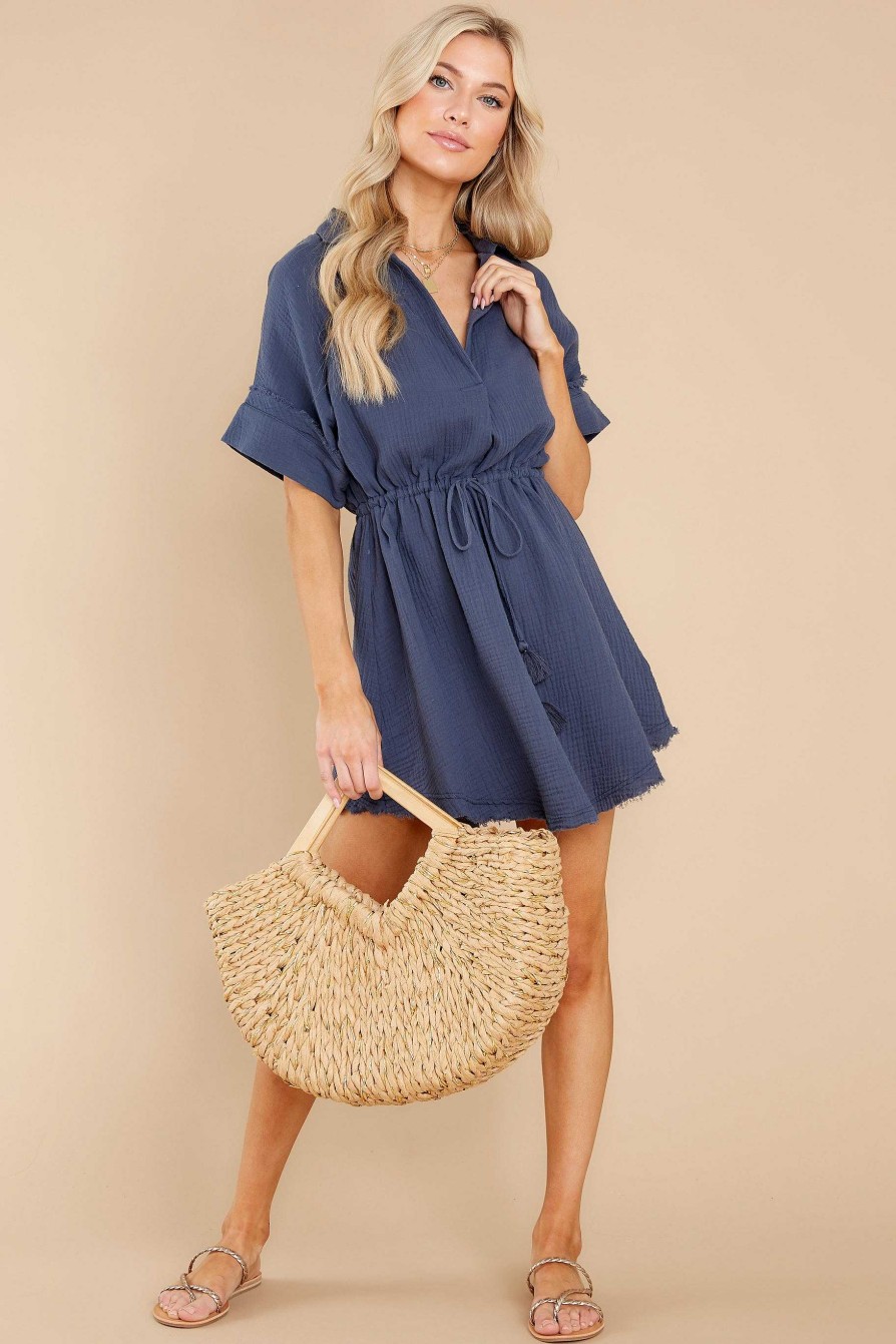 Clothing Red Dress Mini Dresses | Cool With Me Dress Vintage Blue