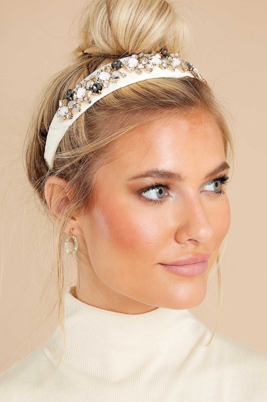 Accessories Red Dress Hair Accessories | Everyday Elegance Multi Headband Ivory