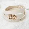 Accessories Red Dress Belts | Infinite Style Belt Ivory