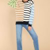 Clothing English Factory Casual Tops | Everything You Wanted Multi Stripe Top Ivory