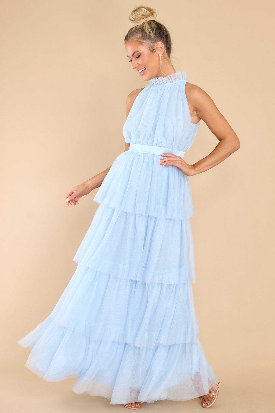Clothing Aura Maxi Dresses | Shock And Awe Maxi Dress Blue