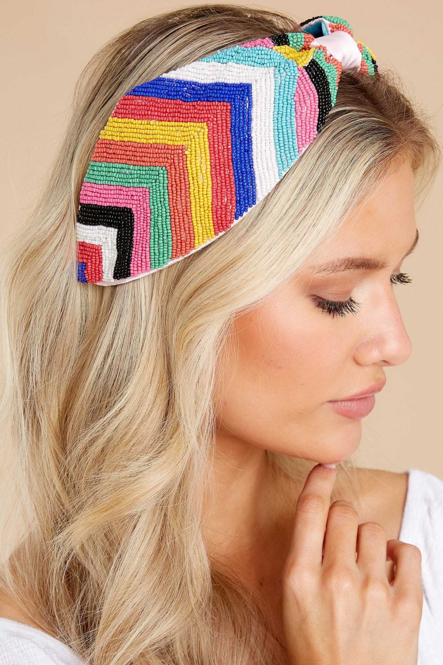 Accessories Red Dress Hair Accessories | Life In Color Multi Headband Pink