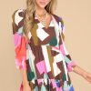Clothing Crosby by Mollie Burch Mini Dresses | Blake Multi Print Dress Shape Shifter