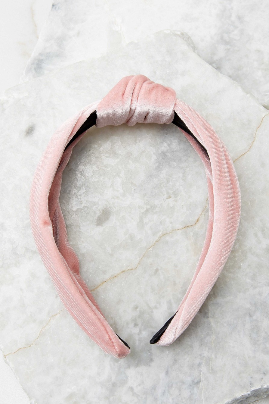 Accessories Red Dress Hair Accessories | Just A Little Light Headband Pink