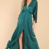 Clothing Red Dress Maxi Dresses | Glowing Reveal Maxi Dress Emerald Green