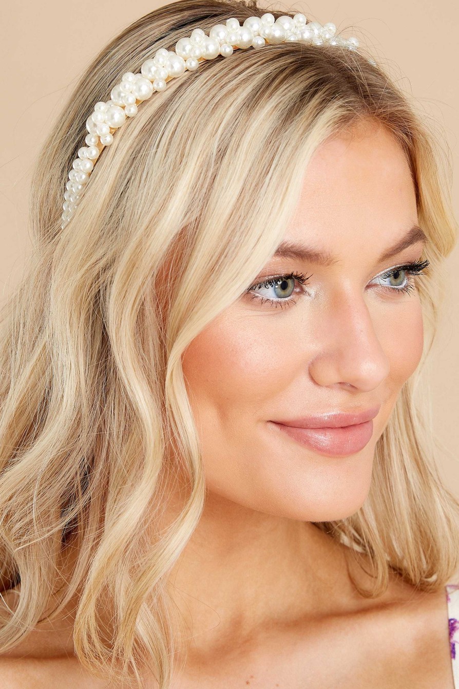 Accessories Red Dress Hair Accessories | The Brightest Star Headband Pearl