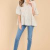 Clothing Red Dress Casual Tops | Forever Onward Stripe Top Ivory