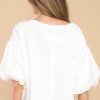 Clothing Red Dress Casual Tops | Forever True Top Ivory
