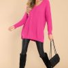Clothing Fable Casual Tops | Any Day Now Sweater Fuchsia