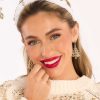 Accessories Red Dress Hair Accessories | Tracks In The Snow Beaded Headband White