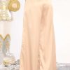 Clothing Red Dress Pants | Long Term Wide Leg Pants Light Mocha