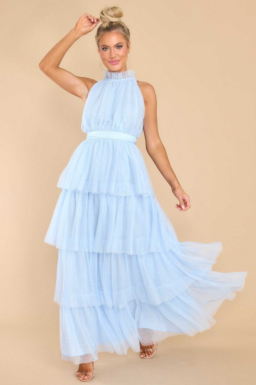 Clothing Aura Maxi Dresses | Shock And Awe Maxi Dress Blue