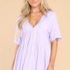Clothing Red Dress Mini Dresses | Another Day With You Dress Lavender