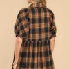 Clothing Red Dress Mini Dresses | This Is The Move Plaid Dress Black