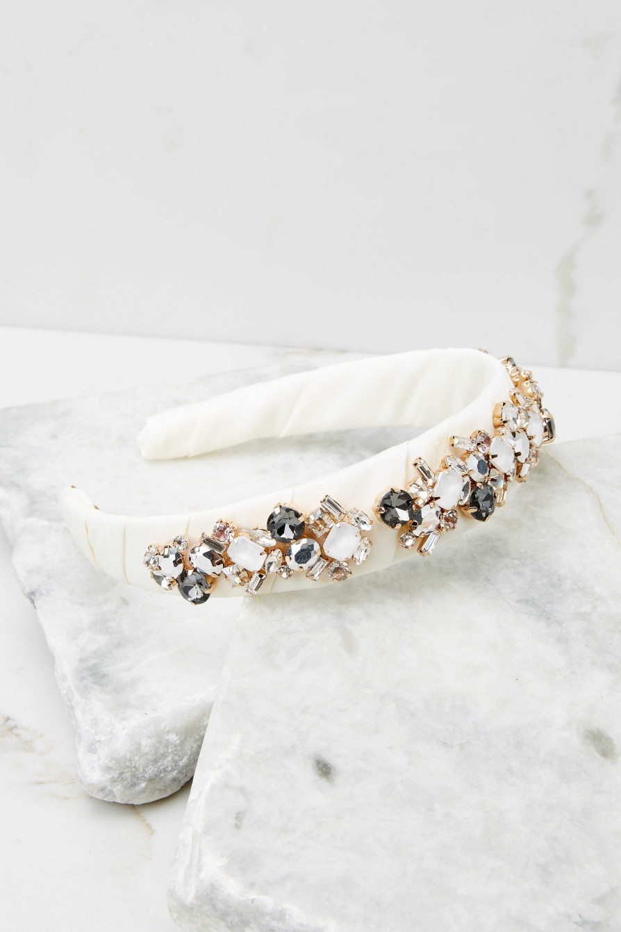 Accessories Red Dress Hair Accessories | Everyday Elegance Multi Headband Ivory