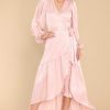 Clothing Aura Midi Dresses | You Enchant Me Maxi Dress Dusty Pink