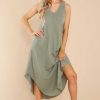 Clothing Z Supply Midi Dresses | Reverie Midi Dress Dusty Sage