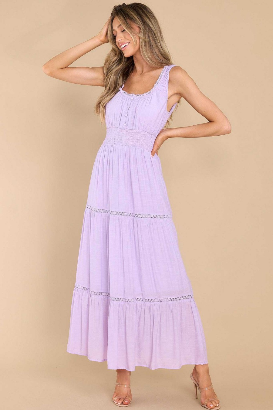 Clothing Red Dress Maxi Dresses | My Sweetest One Maxi Dress Lilac