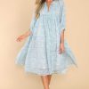 Clothing Victoria Dunn Midi Dresses | Clover Midi Dress Glacier
