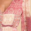 Clothing Red Dress Maxi Dresses | Be An Example Patchwork Print Maxi Dress Ruby