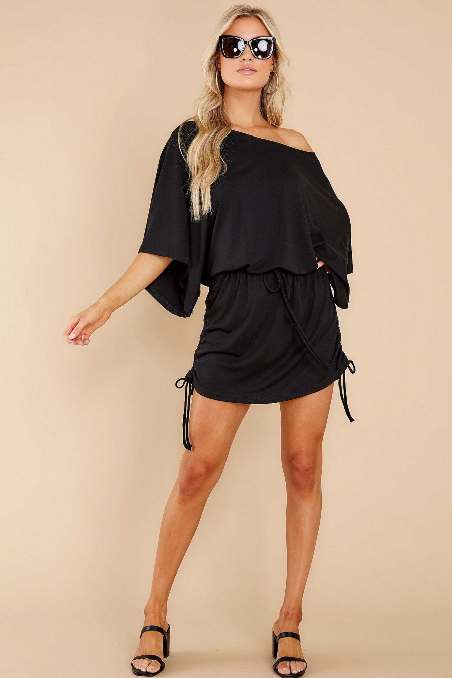Clothing Red Dress Mini Dresses | Take My Chance Mini Dress Black