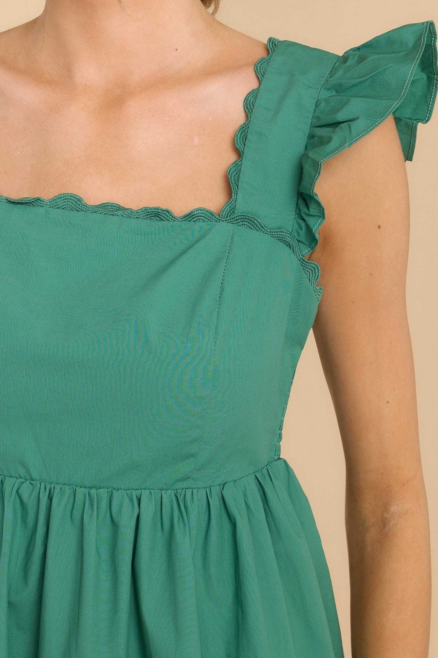Clothing Red Dress Midi Dresses | Our Greatest Love Midi Dress Green