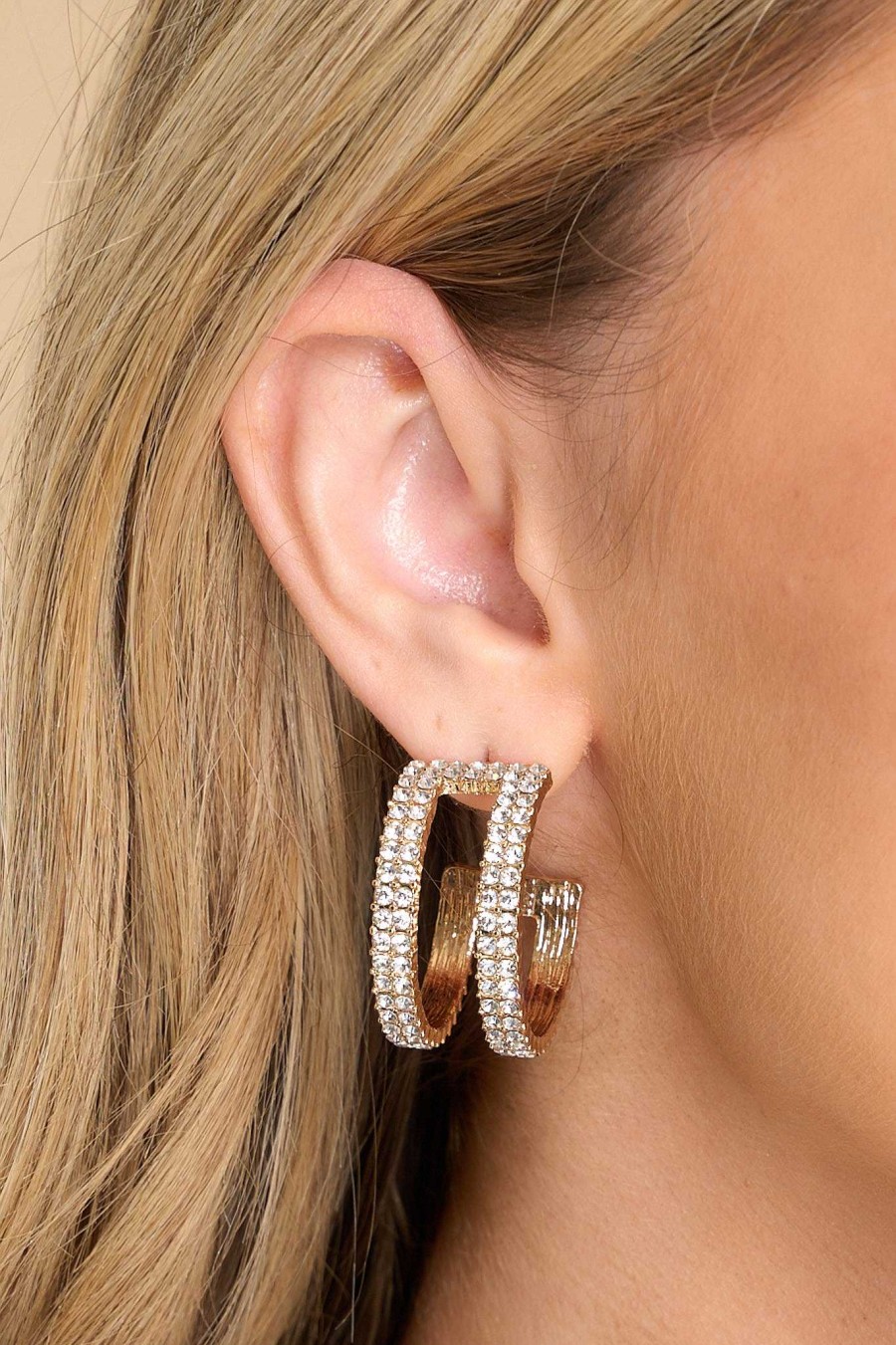Jewelry Red Dress | I Meant That Hoop Earrings Gold