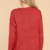 Clothing Red Dress Casual Tops | Stay Cozy Sweater Rust