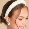 Accessories Red Dress Hair Accessories | Finishing Touches Pearl Headband White