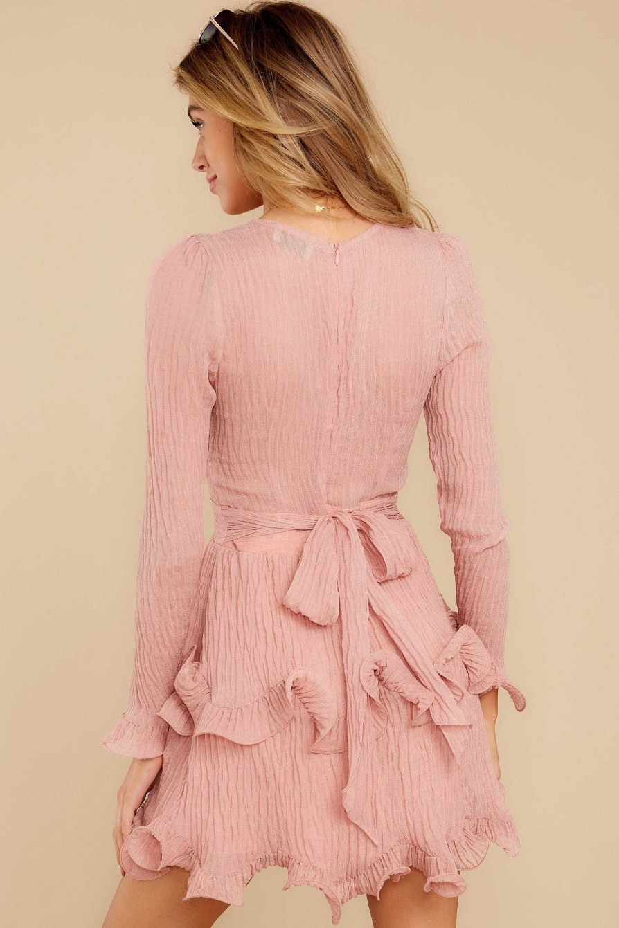 Clothing Aura Mini Dresses | Girl Like That Pink Dress Light Pink
