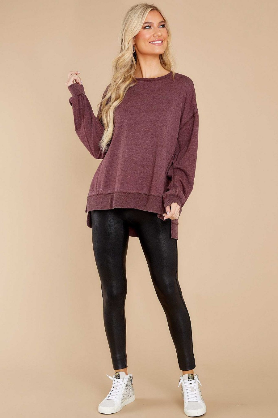 Clothing Z Supply Sweatshirts & Hoodies | Modern Weekender Crimson