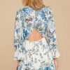 Clothing Red Dress Mini Dresses | Craving Spring Blue Floral Print Dress Cravingspring Blue