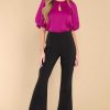 Clothing Red Dress Pants | Down On Broadway Pants Black