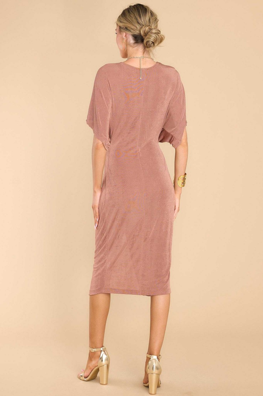 Clothing Red Dress Midi Dresses | Beyond Classy Midi Dress Light Mocha