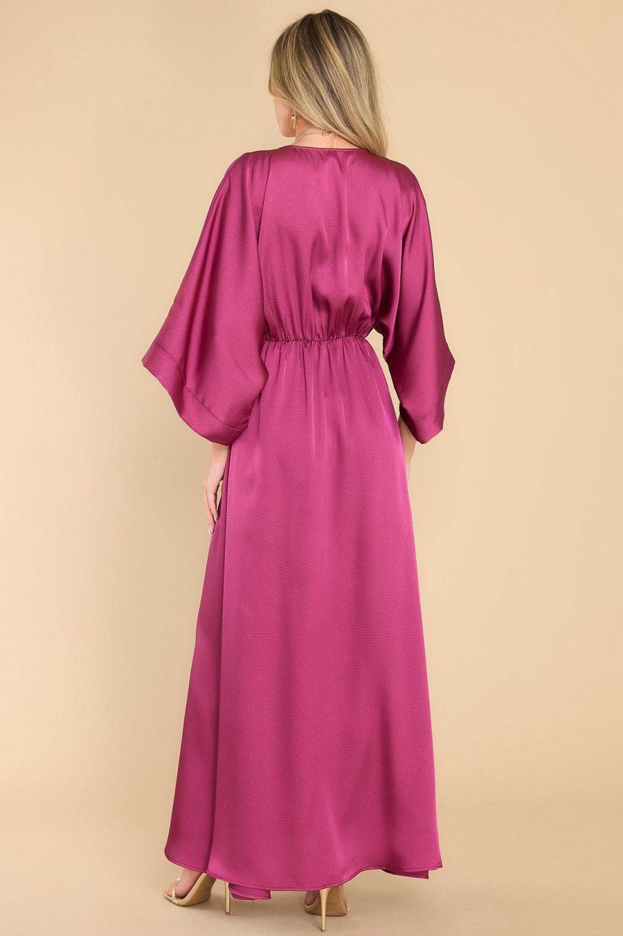 Clothing Red Dress Maxi Dresses | Glowing Reveal Maxi Dress Burgundy