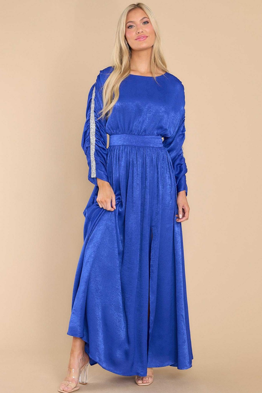 Clothing Aura Midi Dresses | Searching For The One Maxi Dress Royal Blue