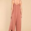 Clothing Z Supply Jumpsuits | Penny Flared Jumpsuit Light Rust