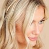 Accessories Red Dress Hair Accessories | Queen'S Touch And Gold Headband Pearl