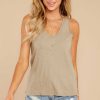 Clothing Z Supply Tank Tops | The Sunset Slub Tank Silver Sage