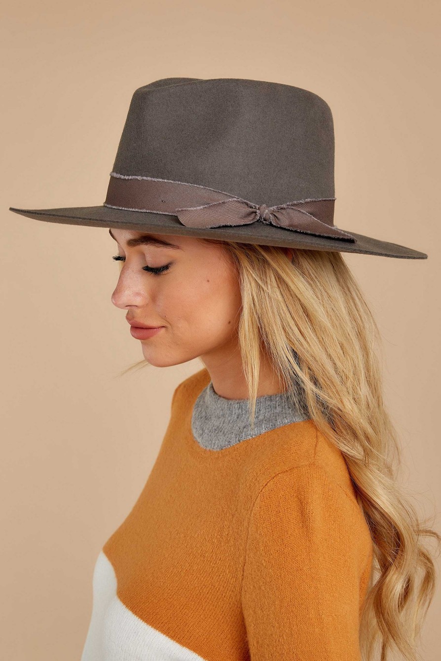 Accessories Olive & Pique Hats | Won'T Forget Her Hat Grey