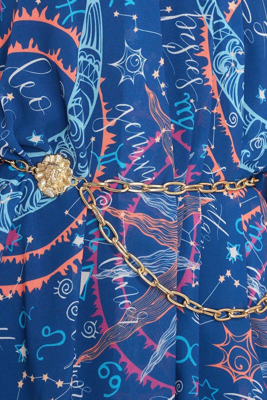 Accessories Red Dress Belts | Morning To Night Chain Belt Gold