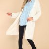 Clothing Red Dress Sweaters | Relax More Cardigan Ivory
