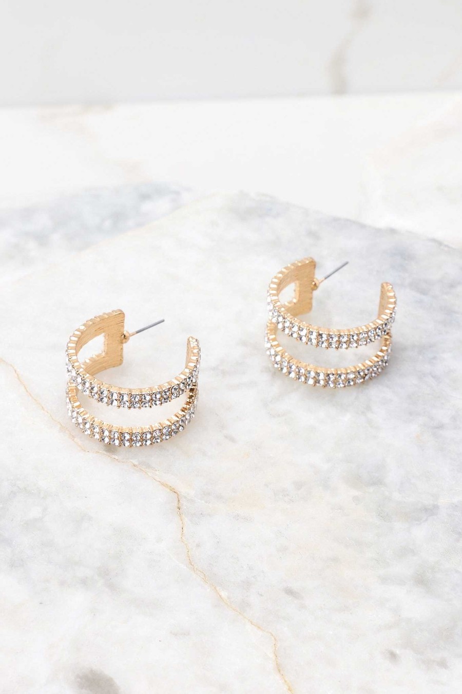 Jewelry Red Dress | I Meant That Hoop Earrings Gold