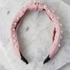 Accessories Red Dress Hair Accessories | In A Knot Headband Dusty Pink