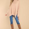 Clothing Red Dress Casual Tops | Hitting The Books Sweater Light Mocha