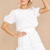 Clothing Aura Mini Dresses | Untangle My Heart Dress White