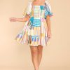 Clothing Red Dress Mini Dresses | A Little Laughter Multi Stripe Dress Pink