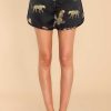 Clothing Red Dress Two Piece Sets | Bold Beauty Multi Print Shorts Black